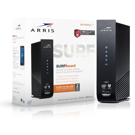 Arris SURFboard SBG7400AC2 DOCSIS 3.0 Cable Modem & Wi-Fi Router 1000548